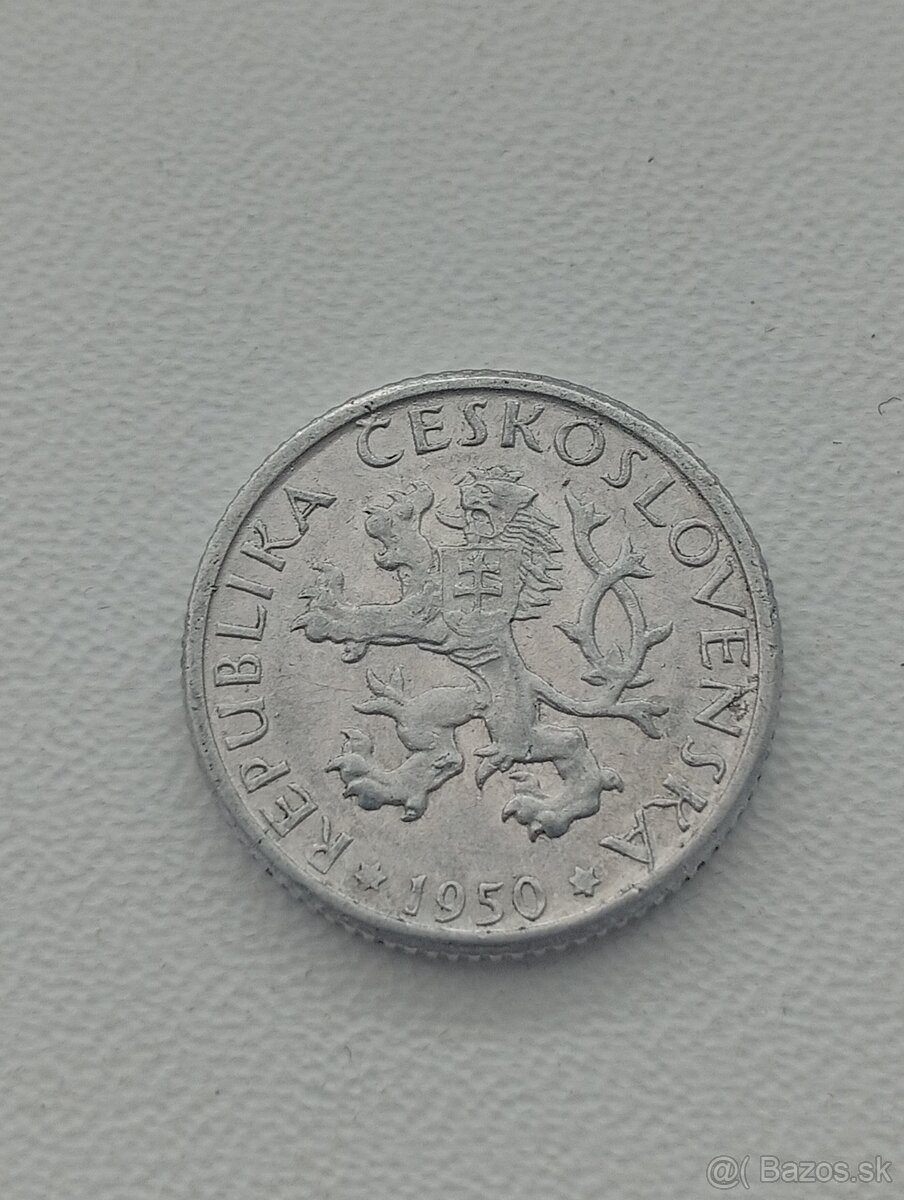Československe 1 kčs mince - 8