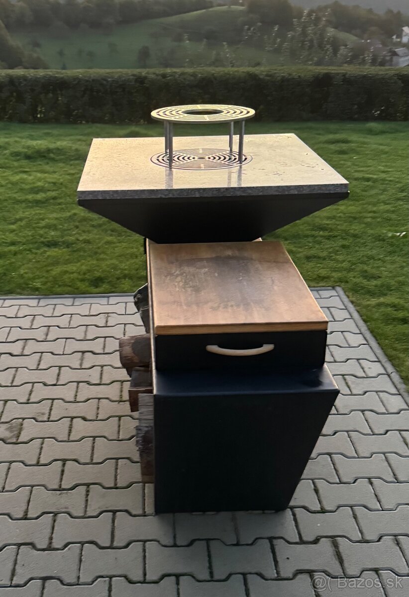 Masívny železný gril - 8