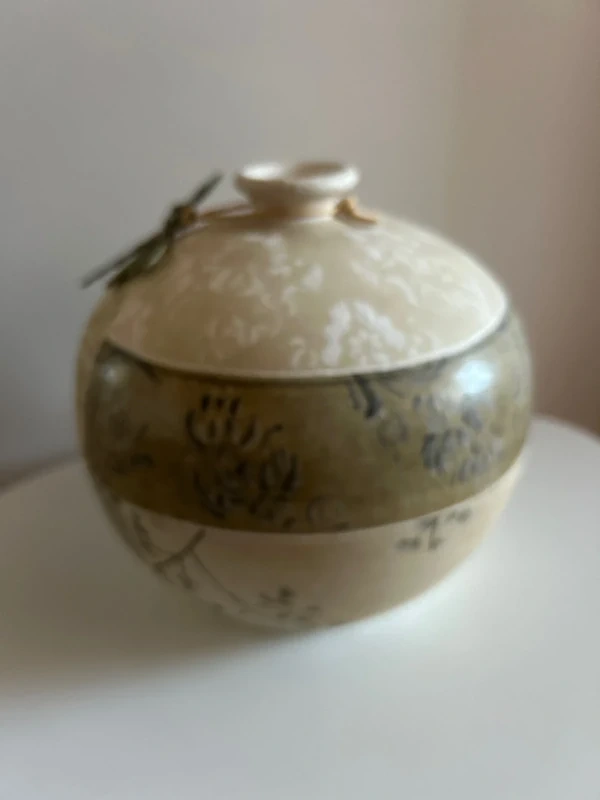 Guľatá keramická váza - 8