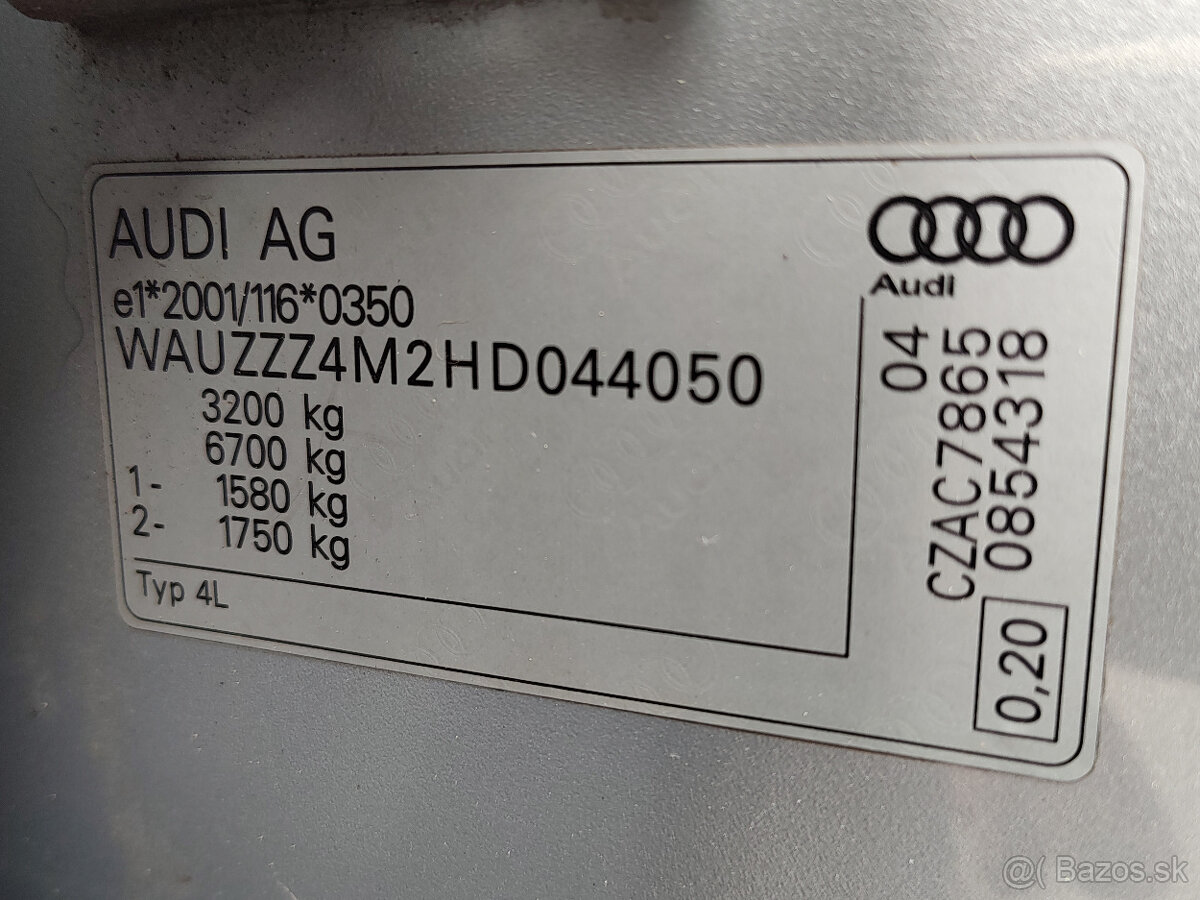 Predám AUDI SQ7 1.majiteľ., 3/2017 odpočet DPH, nebúrané - 8