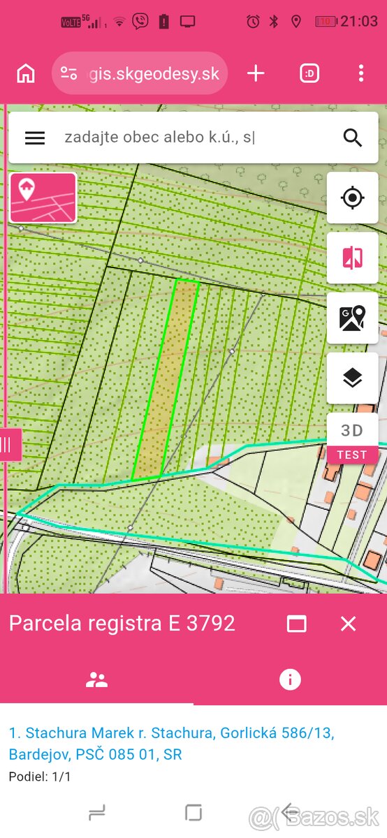 Pozemok okr.Bardejov - 8