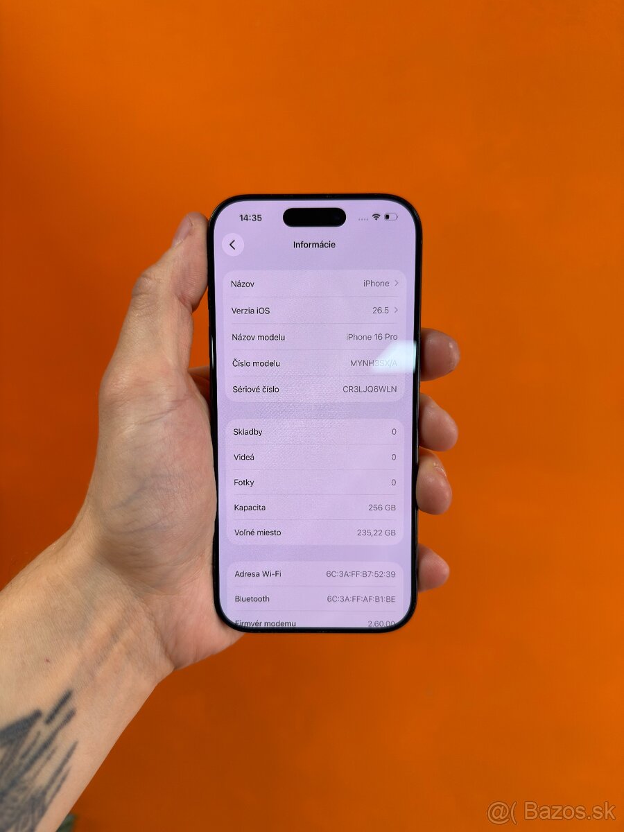 Apple iPhone 16 Pro 256gb - Black Titanium - Ako Nový - 8