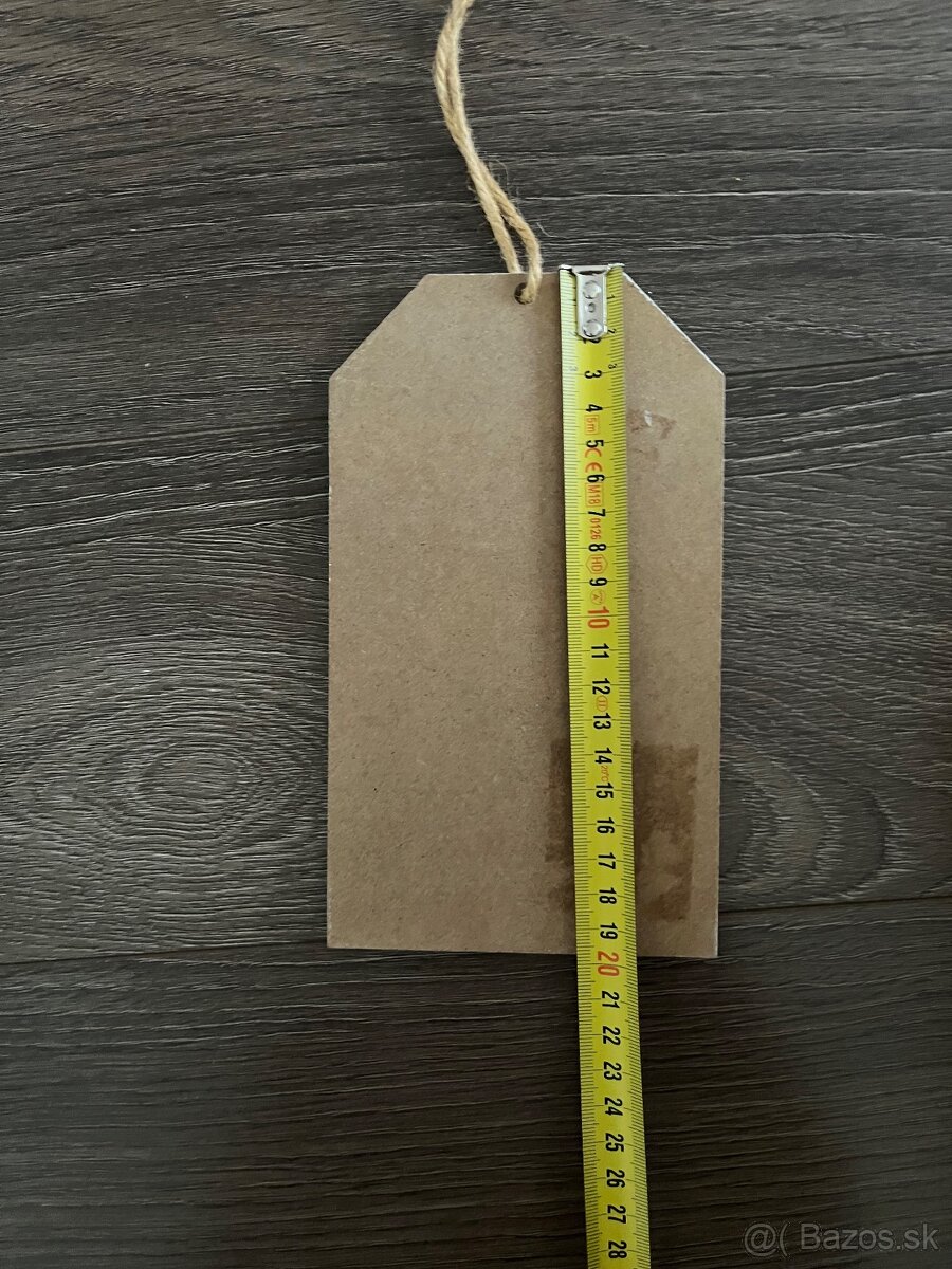 Drevena dekoracia zavesna a držiak na servitky - 8