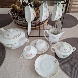 Krásny porcelánový vintage set, aj na doplnenie - 8