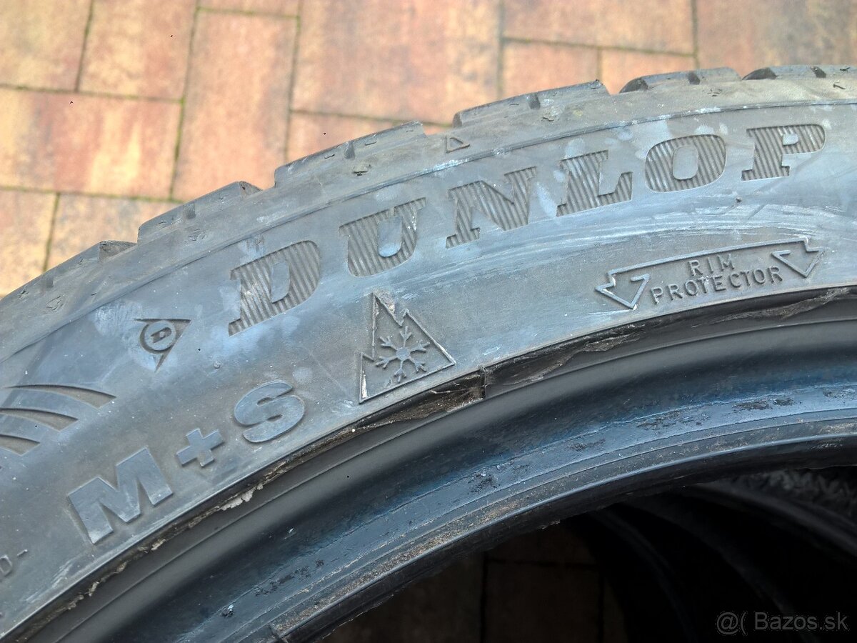 4 ks ZIMNÉ 205/45 R17 88V DUNLOP cca 6-7mm - UŽ OD 100€/sada - 8