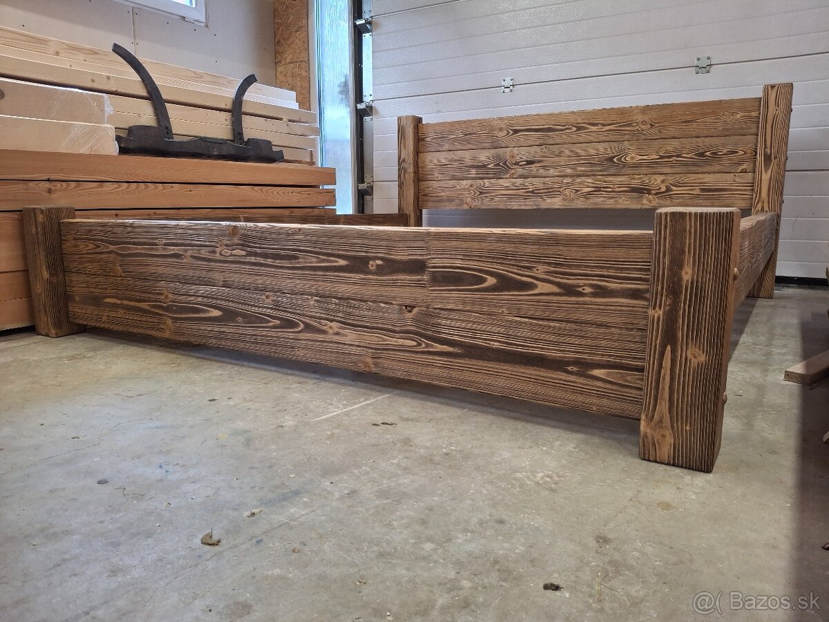 Manželská posteľ-masív - 8