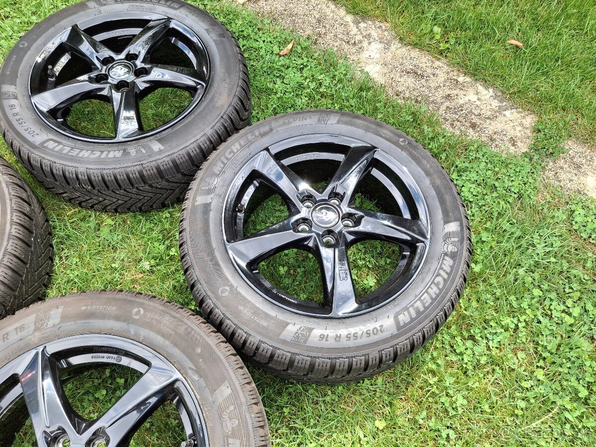 16" ALU 5x100 (Toyota) + zimné 205/55 r16 Michelin TOP - 8