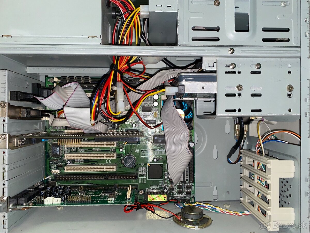 Retro PC AT - Pentium MMX, kompletna zostava s CRT - 8