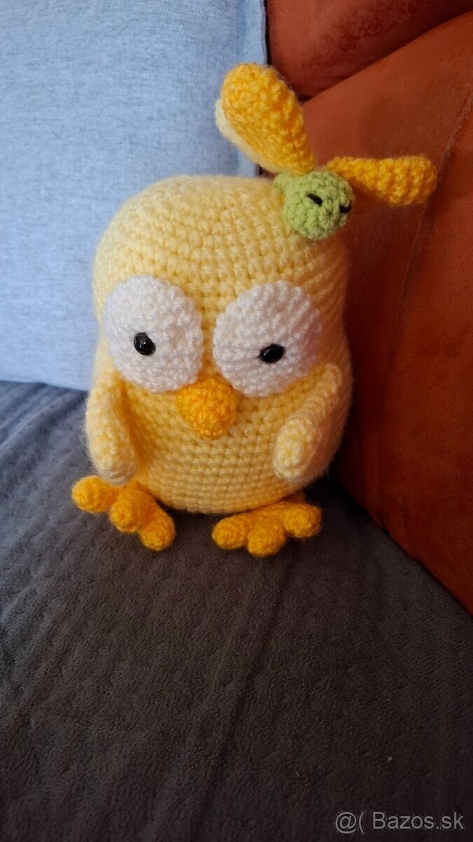 Háčkované dekorácie, hračky - 8