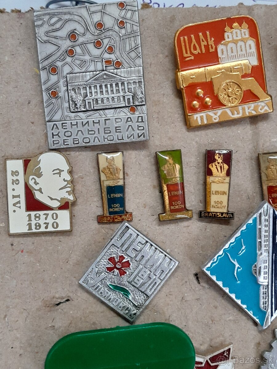 Odznak Sovietsky zväz; CCCP; Lenin, Marx, Moskva; Rusko SOČI - 8