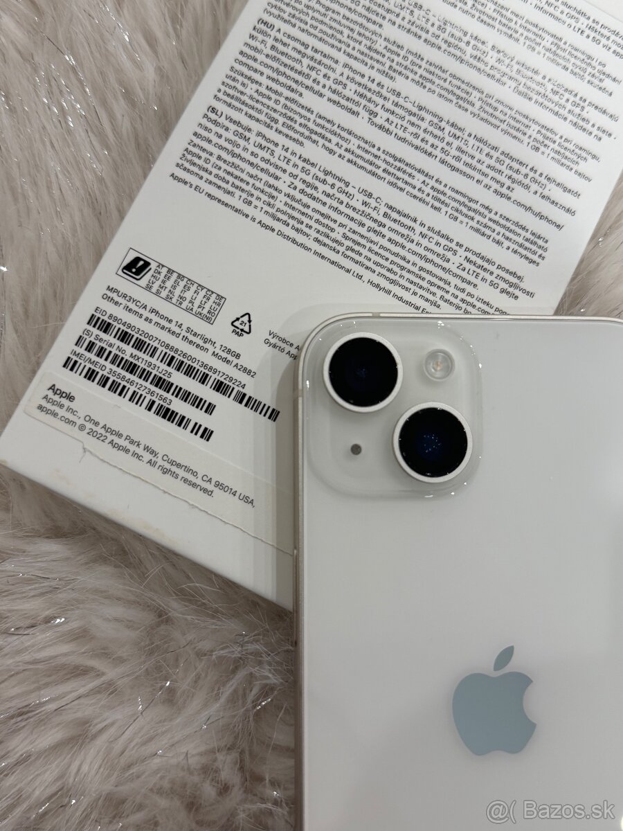 iPhone 14 128 GB biely - 8