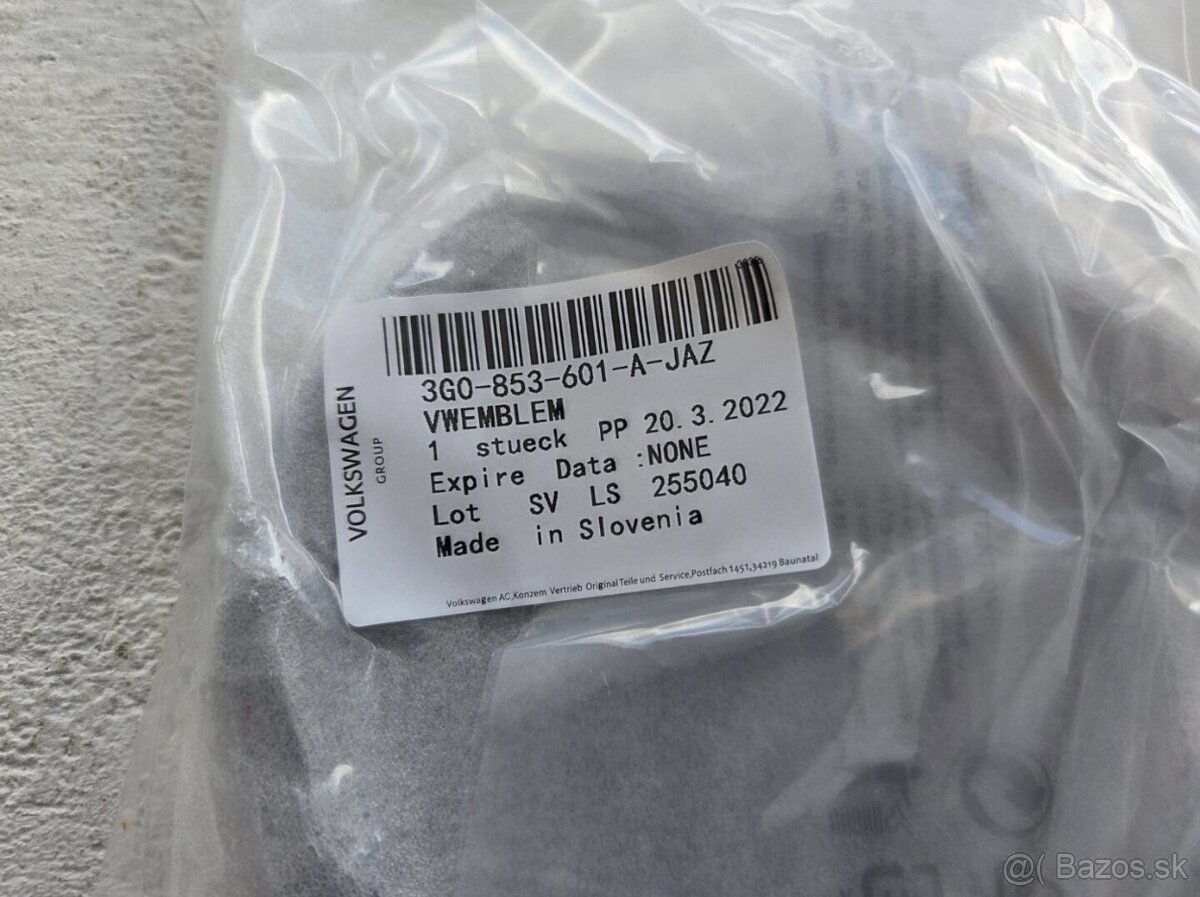 VOLKSWAGEN predny znak pre modely s adaptivnym tempomatom - 8