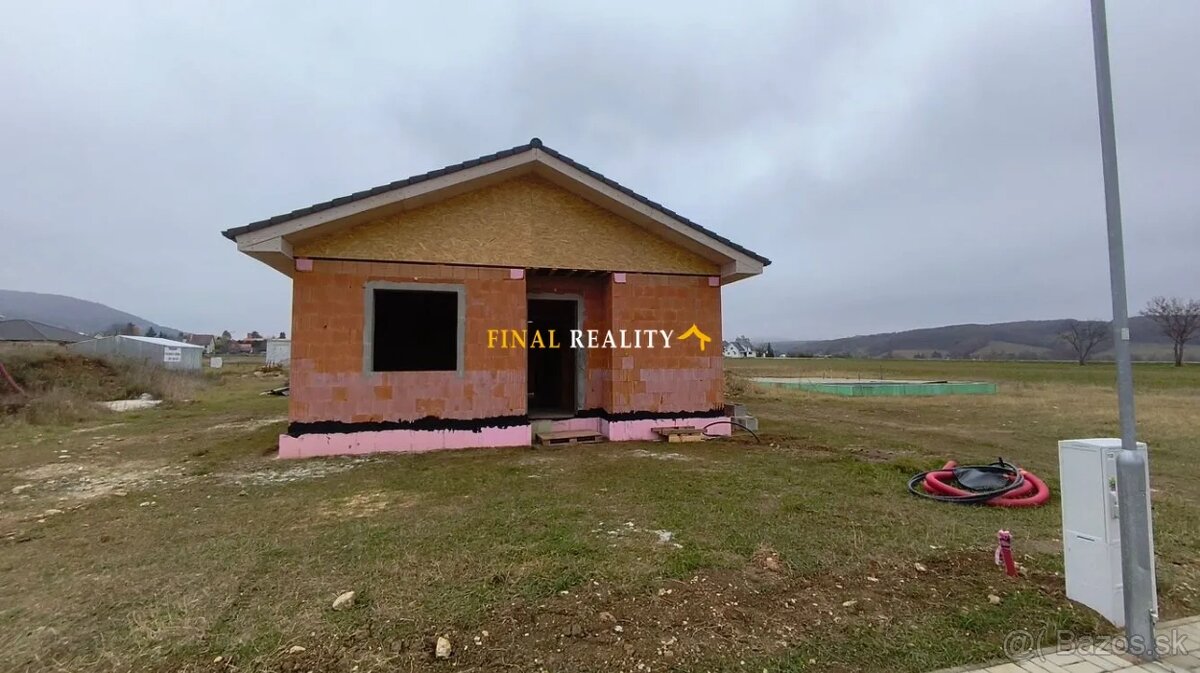 FINALREALITY: 3 izbový bungalov, hrubá stavba, Somorová Ves - 8
