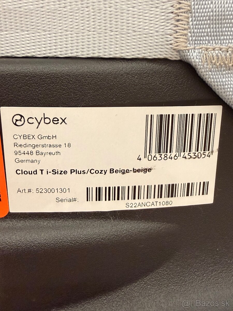 Vajíčko Cybex Cloud T I-Size Plus - Cozy Beige - 8