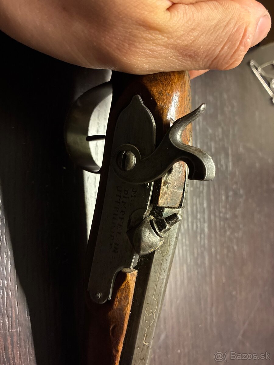 Historická perkusná pištoľ 4 - 8