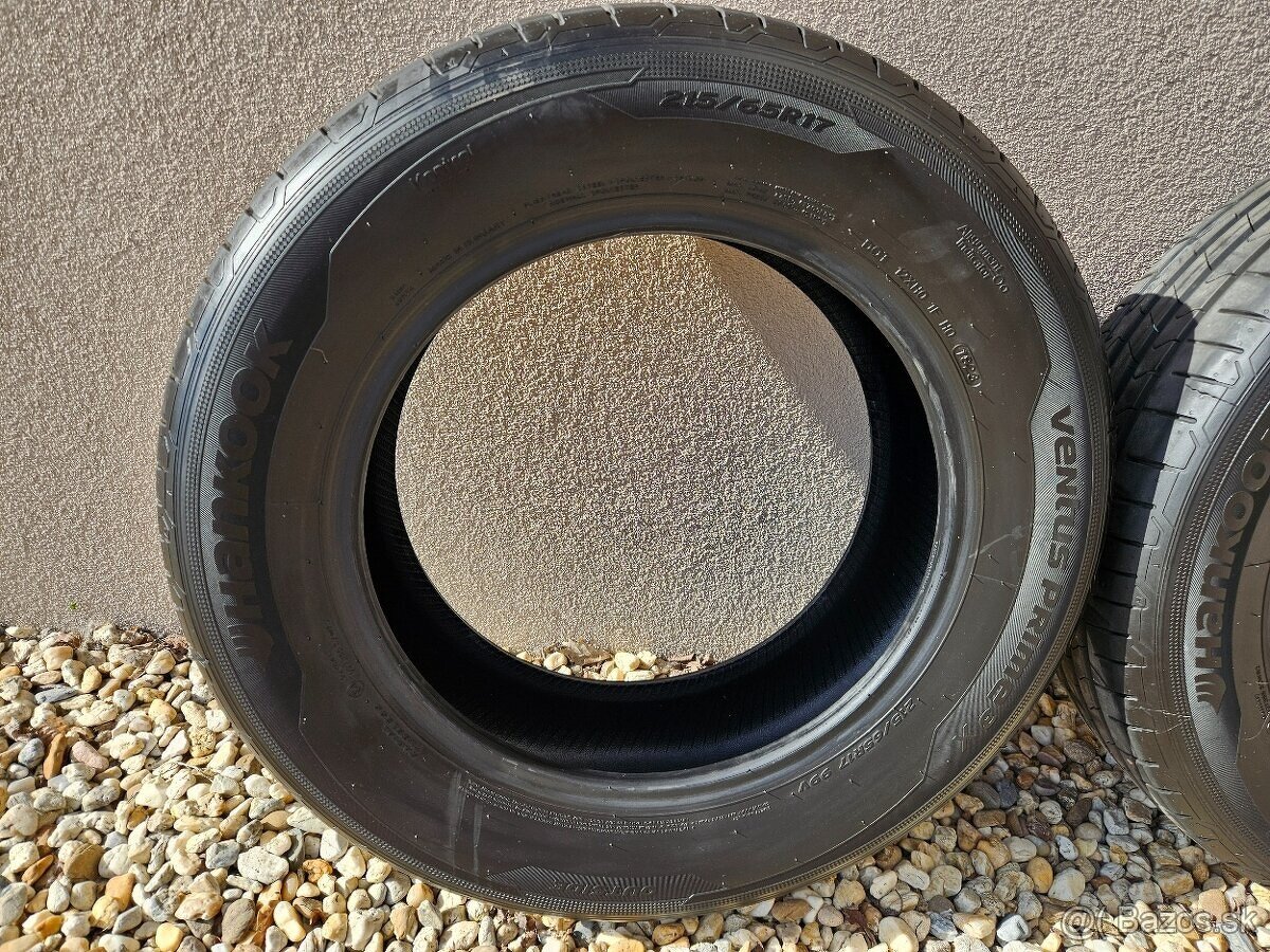 Nové letné pneu Hankook Ventus - 215/65 R17 plný dezén - 8