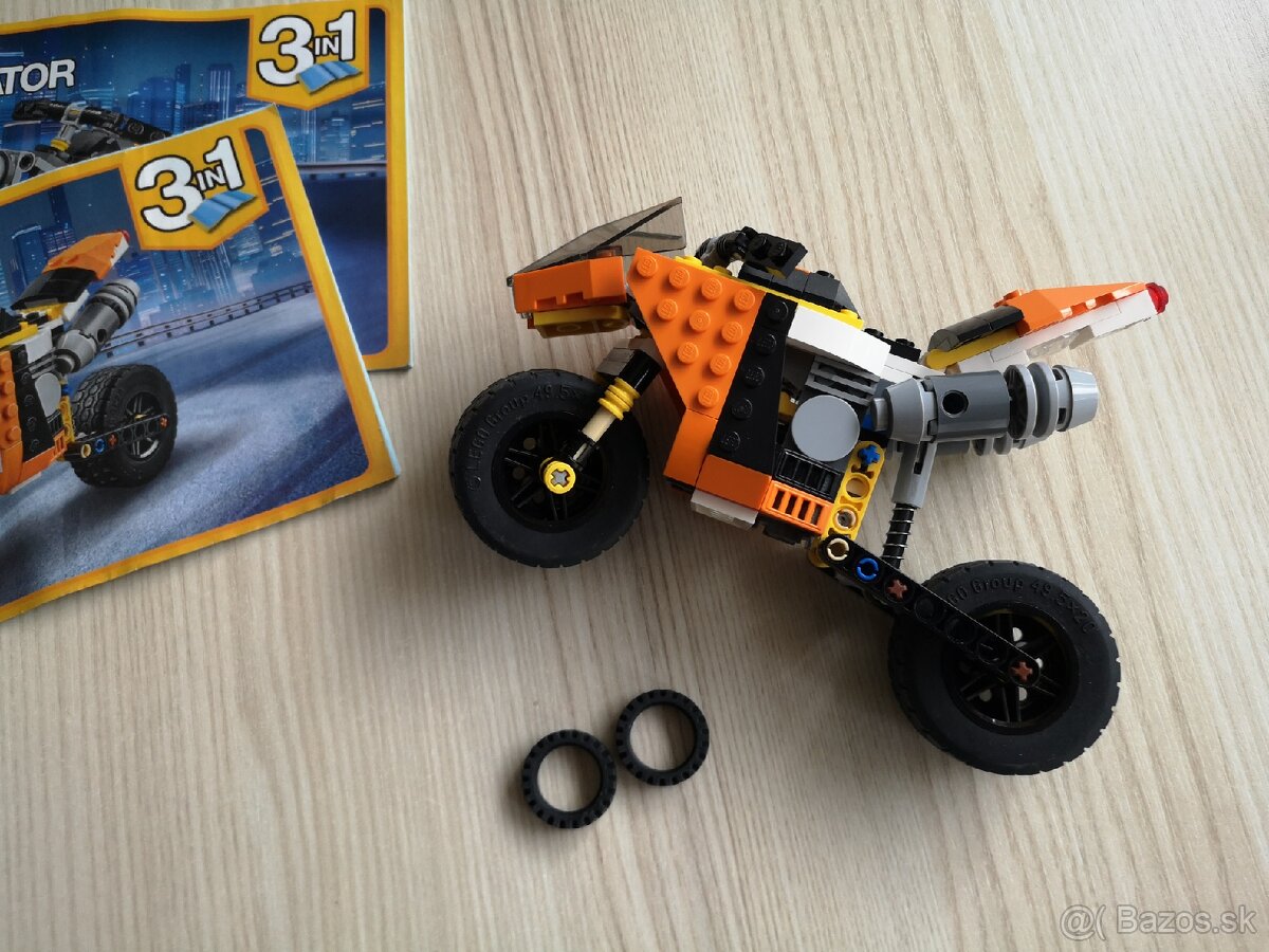 Lego Creator 3v1 31059 Cestná motorka - 8