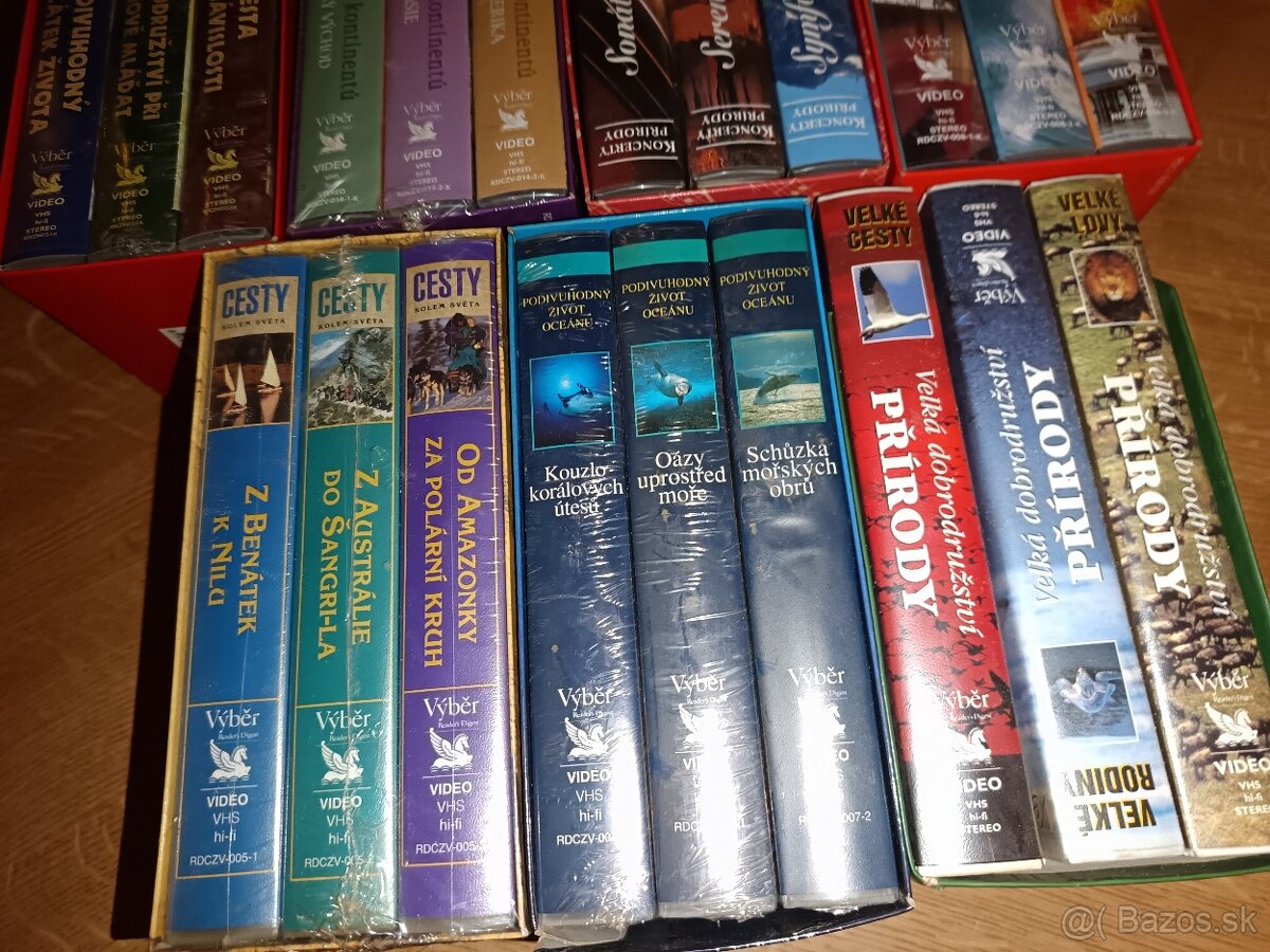 VHS kazety. - 8