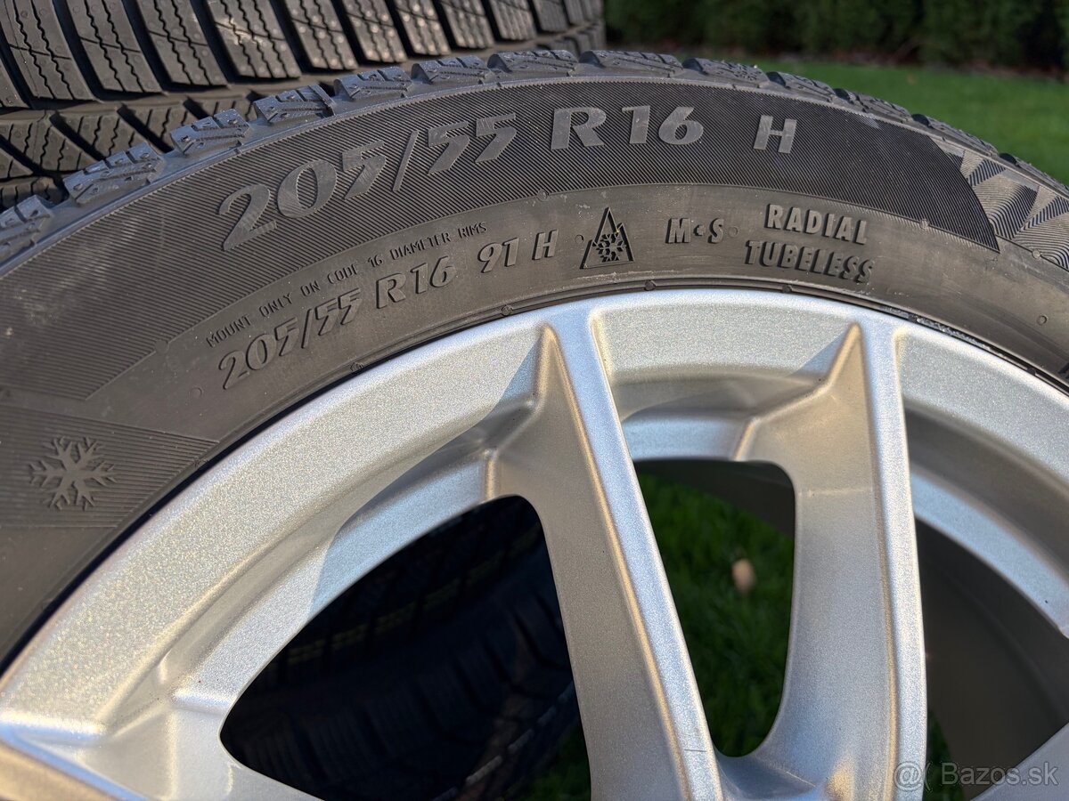 č19 Zimná sada BORBET R16 5x112 MATADOR 205/55 - 8