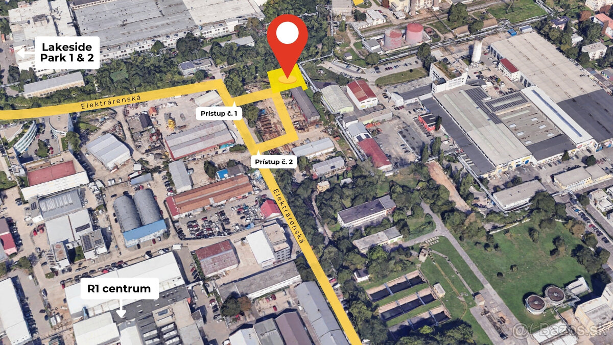 Stavebný pozemok 1613 m² na predaj na ulici Elektrárenská v - 8