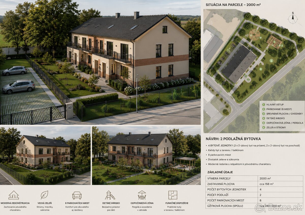 Na predaj developerský projekt MELČICE - 8