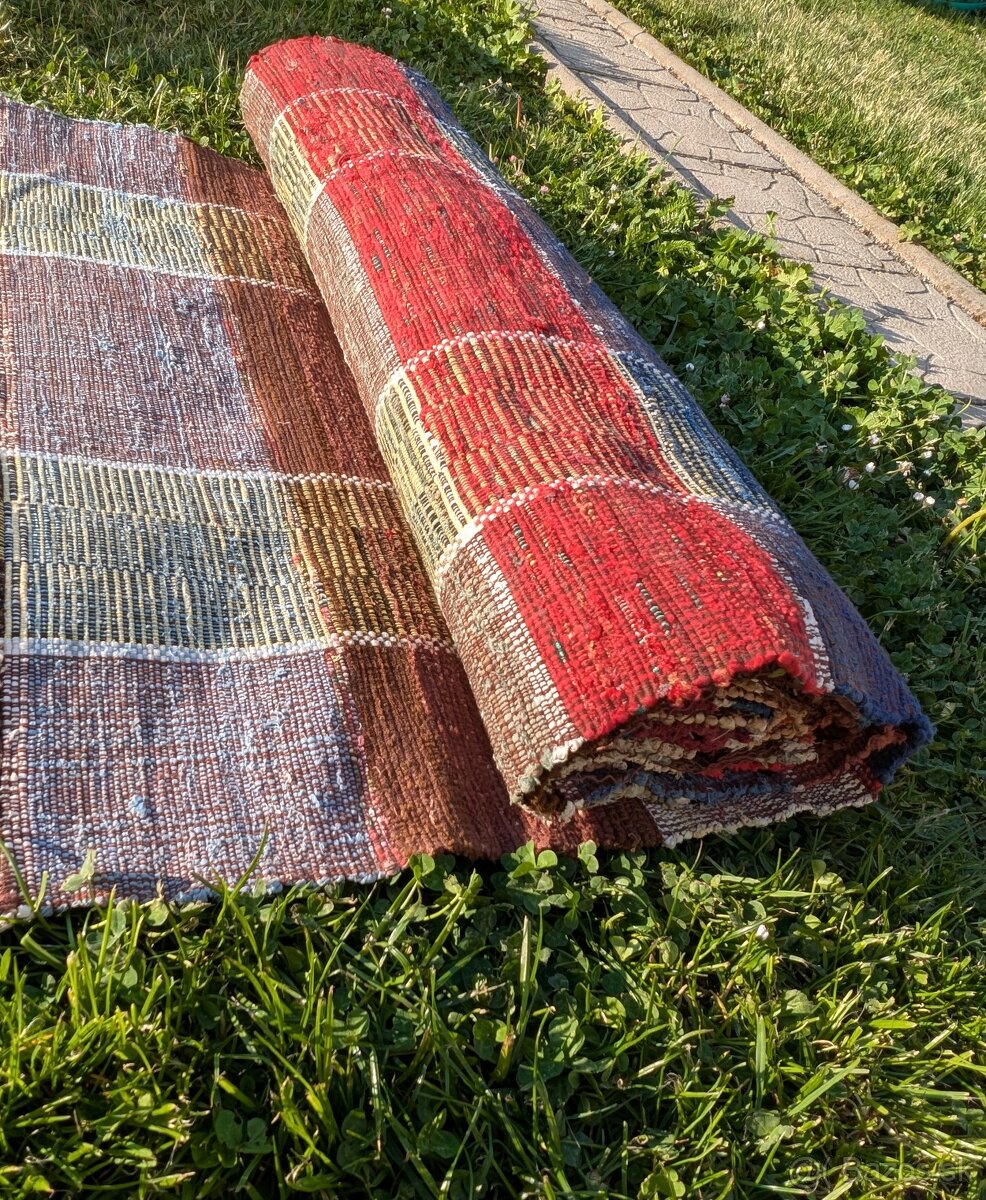 Tkané koberce/pokrovce + nitkový záves - 8