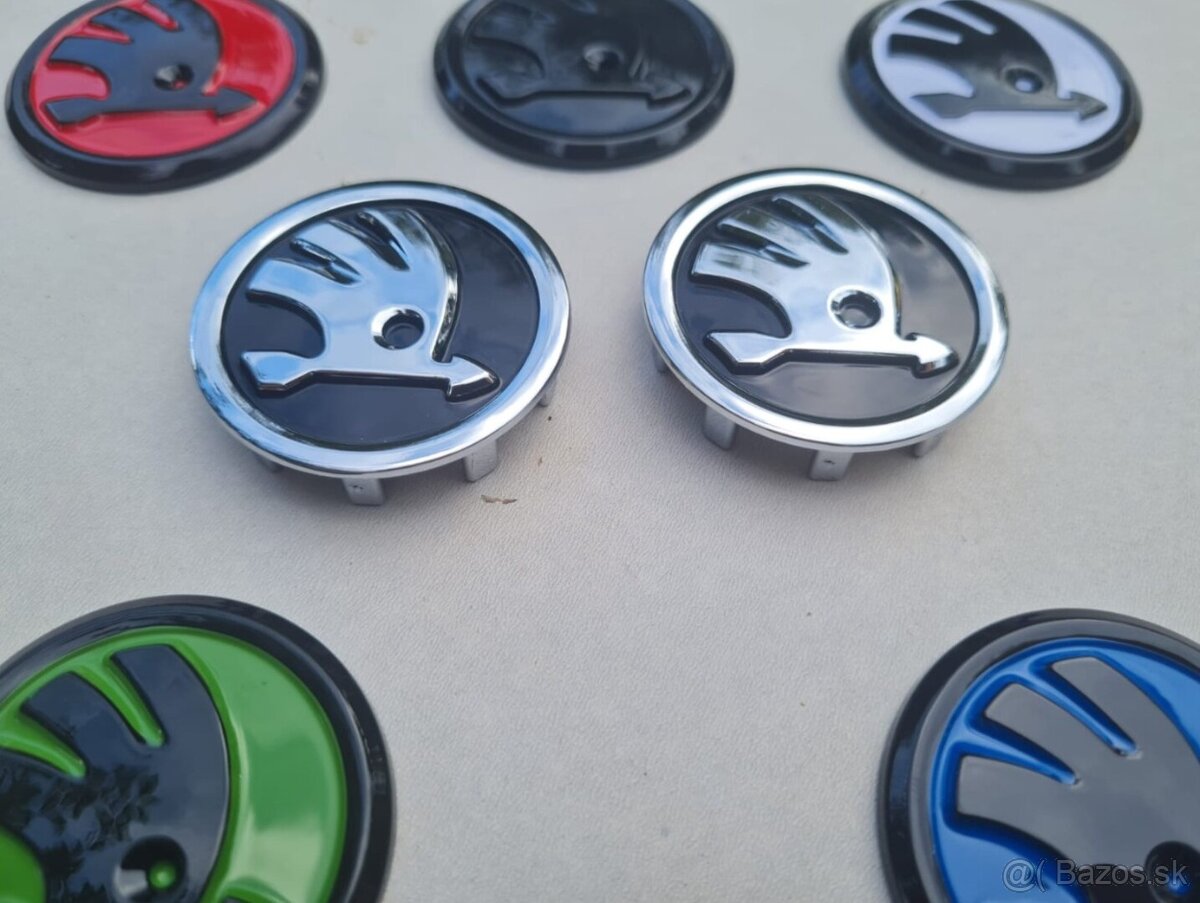 ŠKODA LOGO do volantu 43mm CHROM - 8