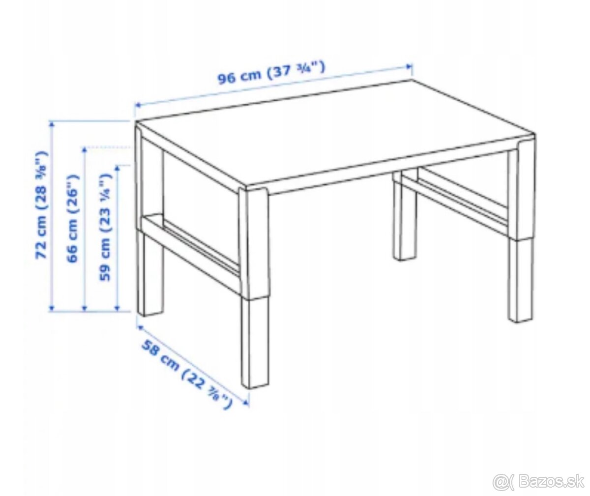 Detsky pisaci stol Ikea PAHL - 8