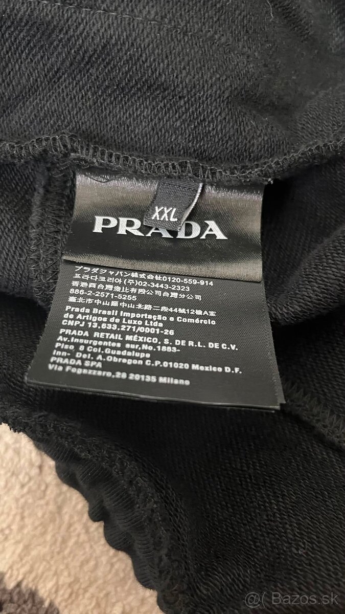PRADA šortky čierne xxl - 8