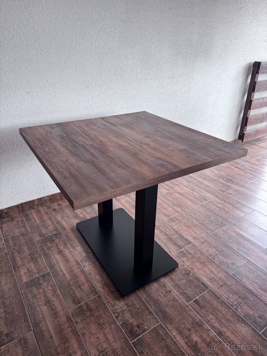 Predám jedálenské stoly na centrálnaj dvojpodnoži - NOVE - 8