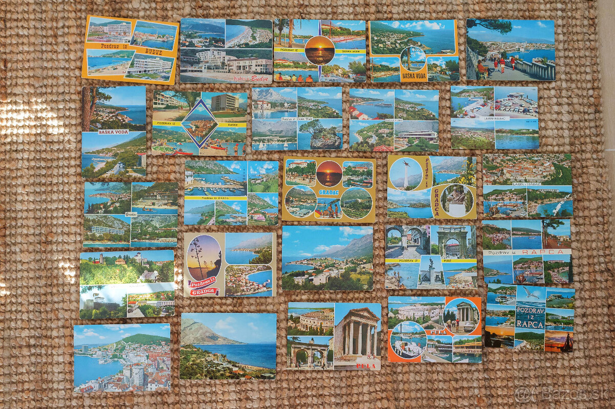 Staré prázdninové pohľadnice Juhoslávia, Chorvátsko - 8