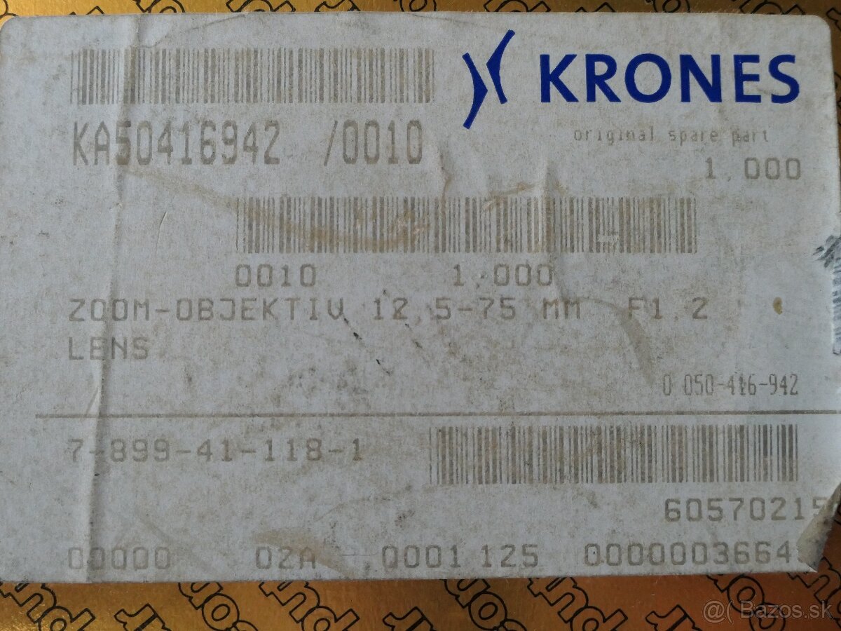 Computar 1:1.2/12.5-75 - 8