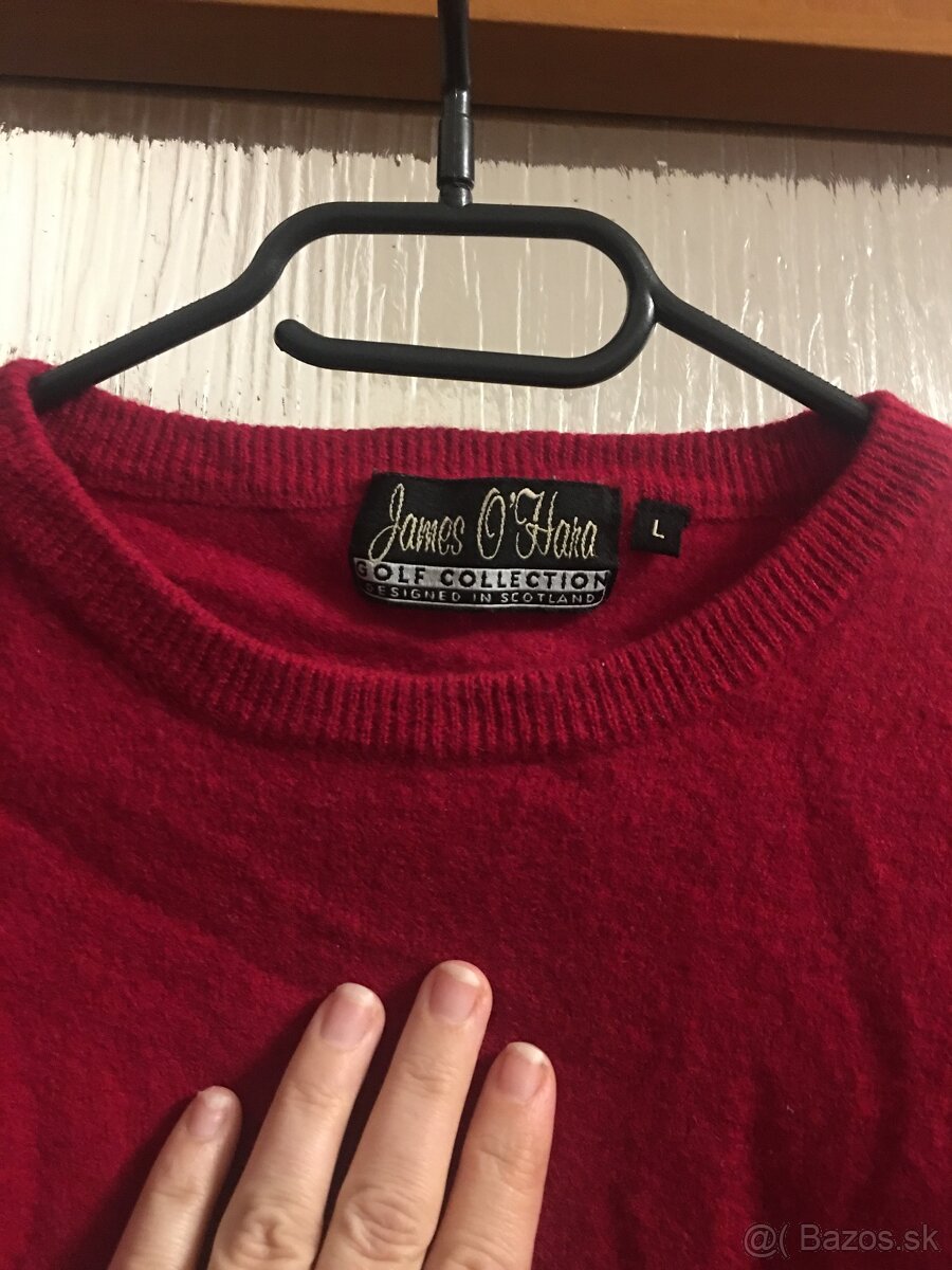 100%KASMIROVY damsky vinovy svetrik M/L - 8