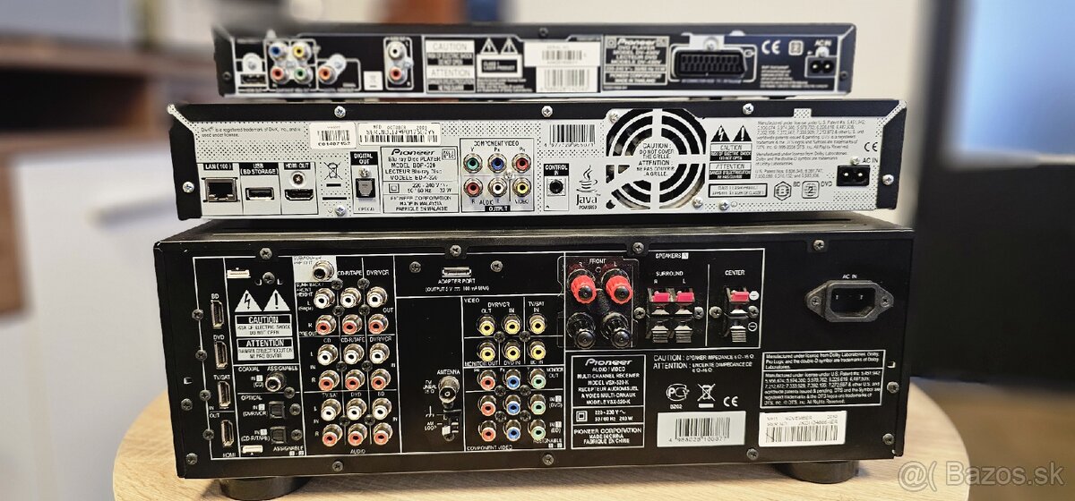 PIONEER RECEIVER 5.1 + BLU-RAY + DVD - 8