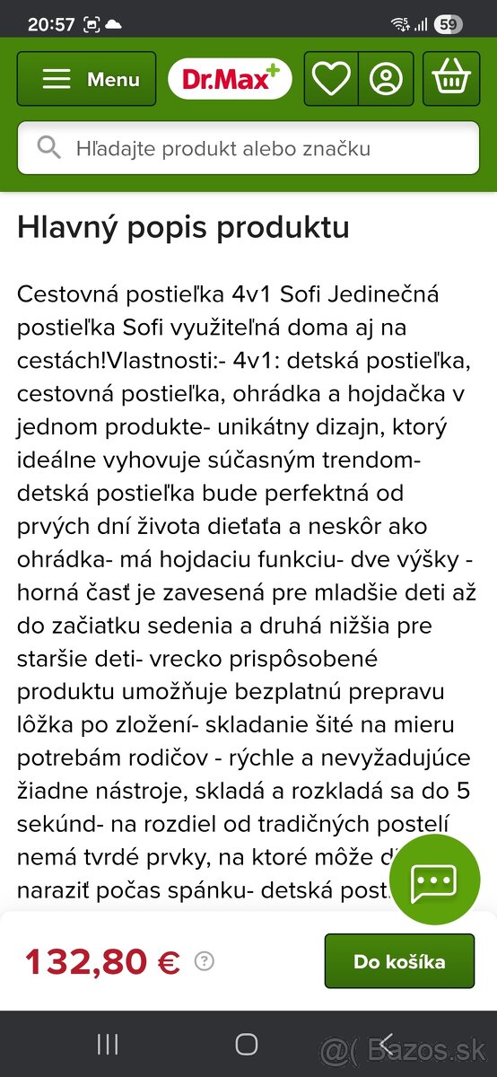 Postielka Kinderkraft 4V1 - 8