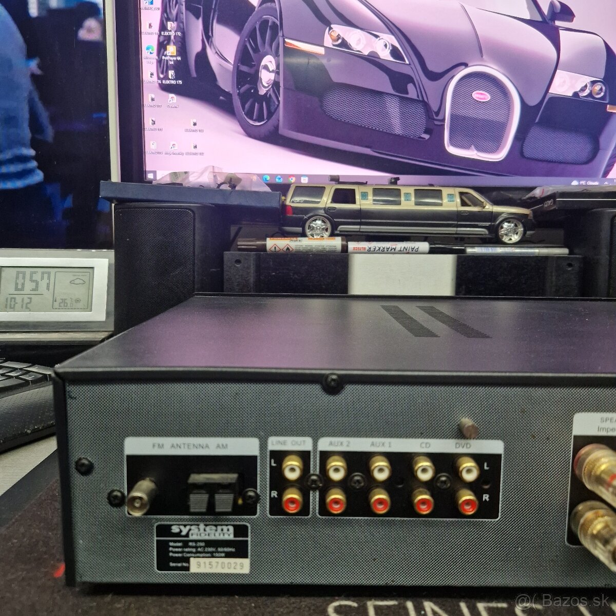 SYSTEM FIDELITY RS-250...stereo receiver.... - 8