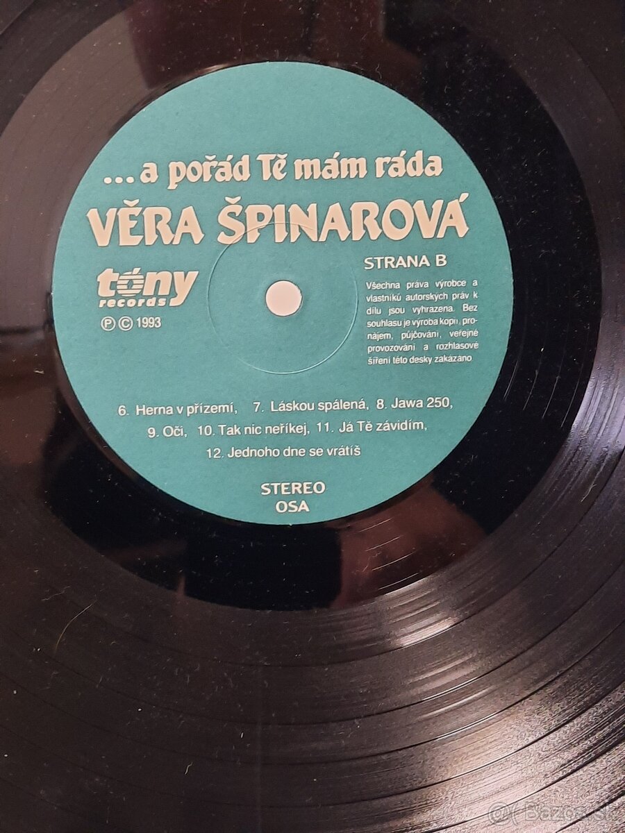 Vera Spinarova LP - 8