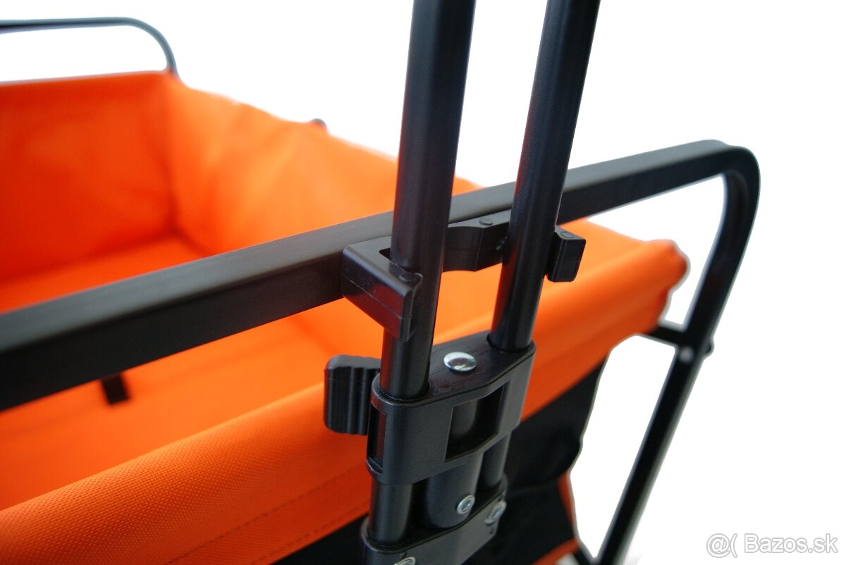 Skladací prepravný vozík PREMIUM - hrubé kolesá - 8