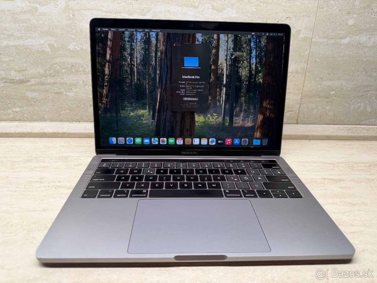 MacBook Pro Retina 13" (2018) - Core i7 - 16GB SSD 256 - 8