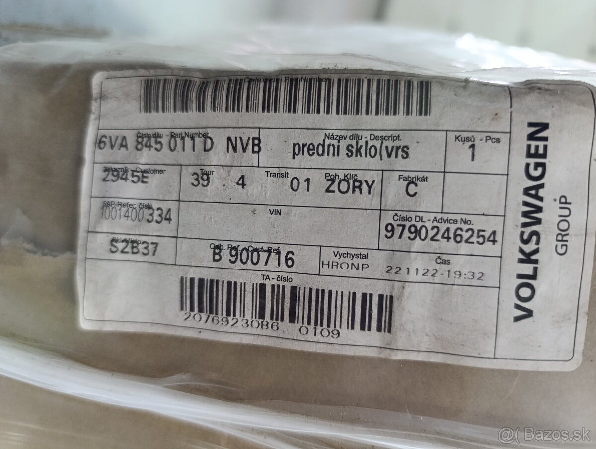 Čelné sklo Škoda Fabia IV - 8