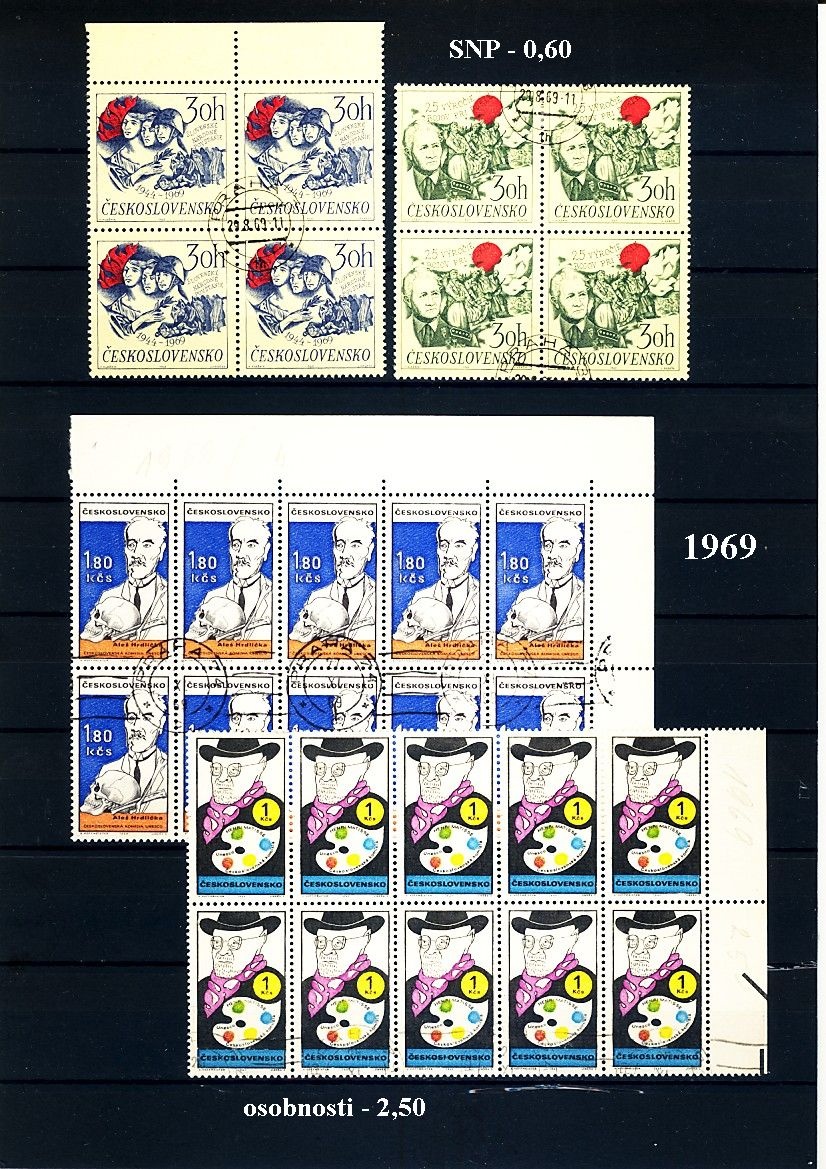 Poštové známky Československo 13 - 8