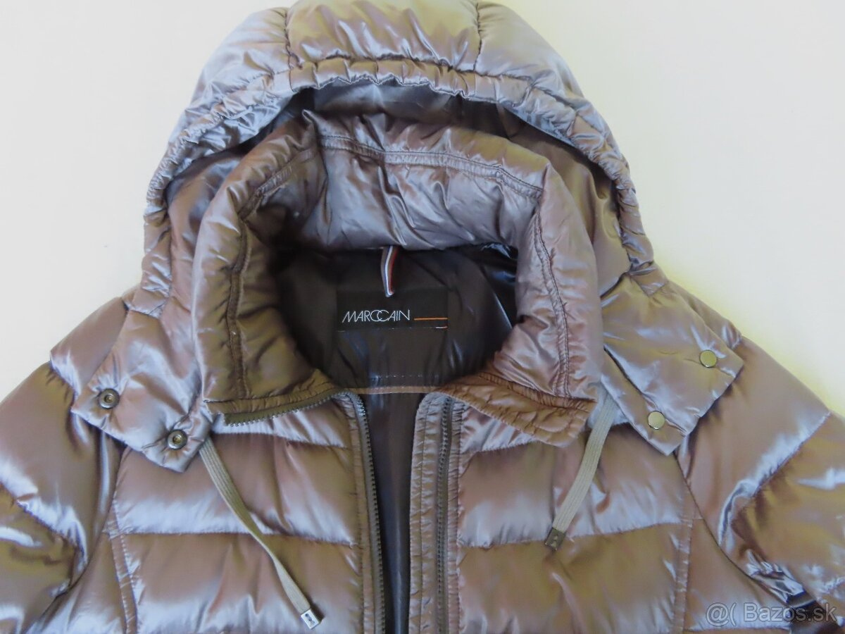 Marc Cain - luxusný kabát, dlhšia bunda , veľ.L - 8