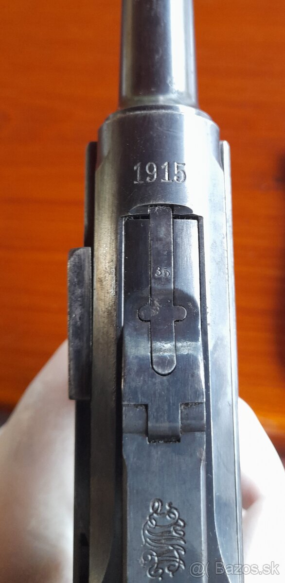 Pištoľ MAUSER P08 LUGER z roku 1915 - 8