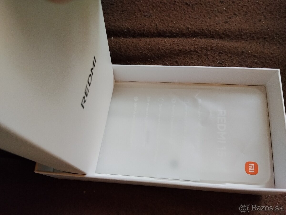 Predám Redmi 15 4g 8/256 Black nový - 8