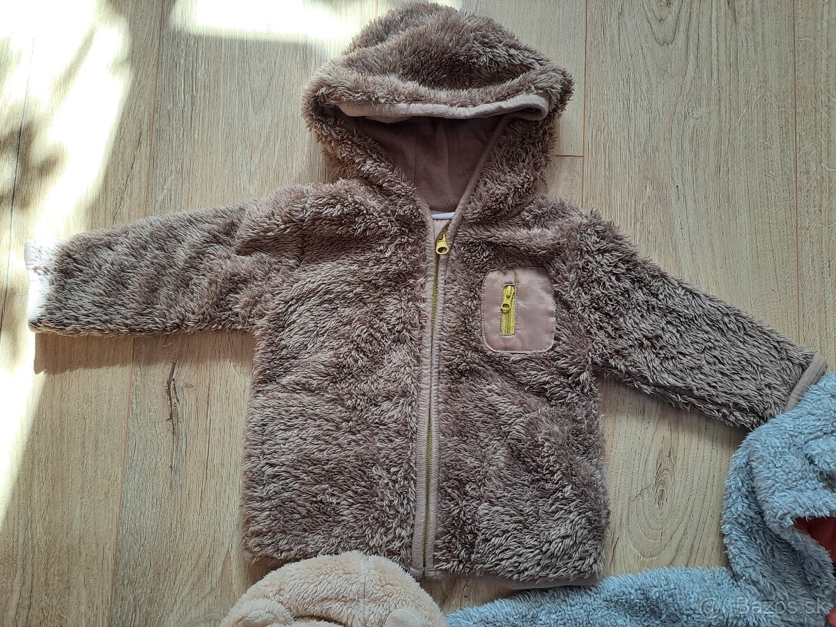 Kabátiky huňaté pre dieťa - 8