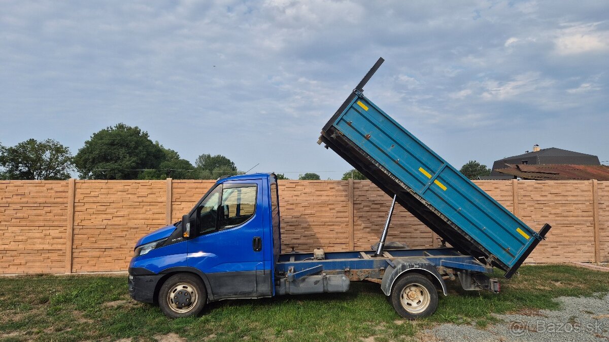 Vyklápač do 3,5t. Iveco Daily 3.0. 107kw 3 stranný sklápač - 8