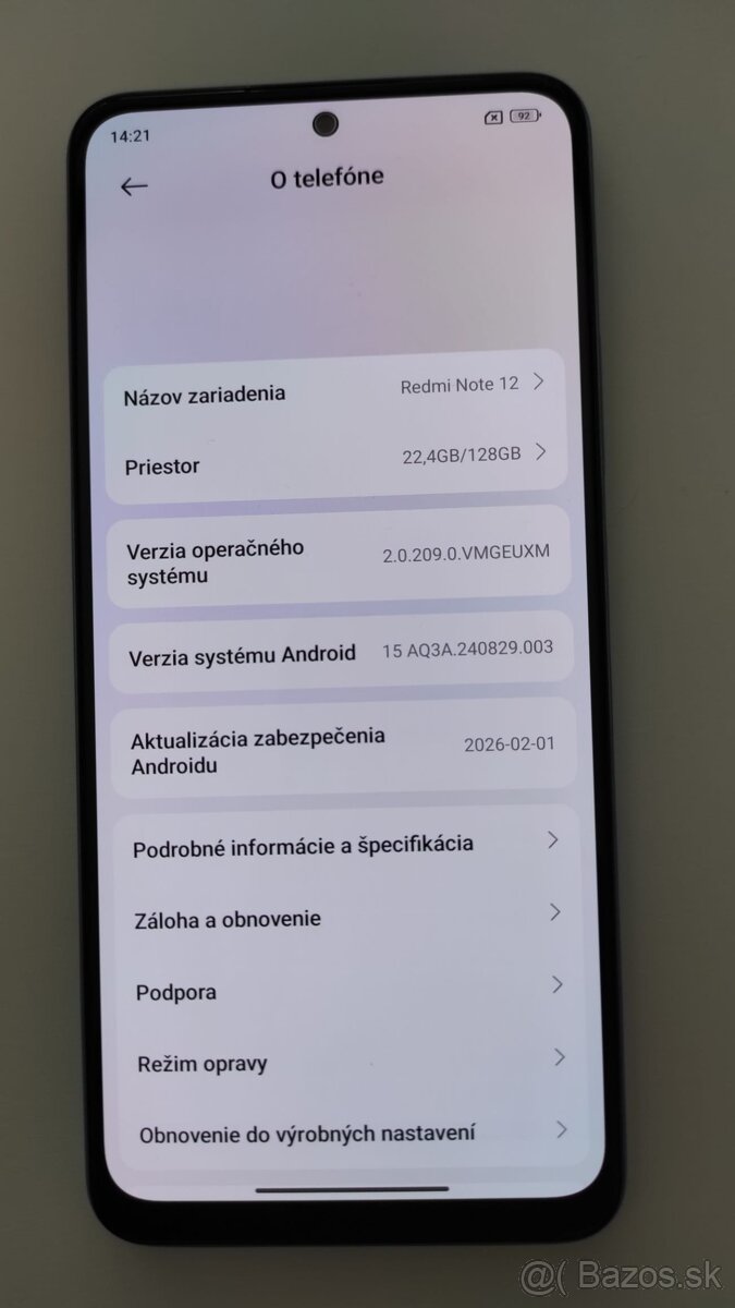Xiaomi Redmi Note 12 - ako nový - 8