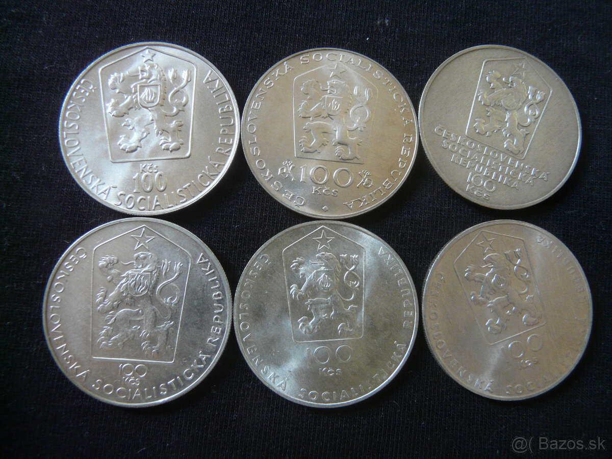 Československé pamätné strieborné mince - 8