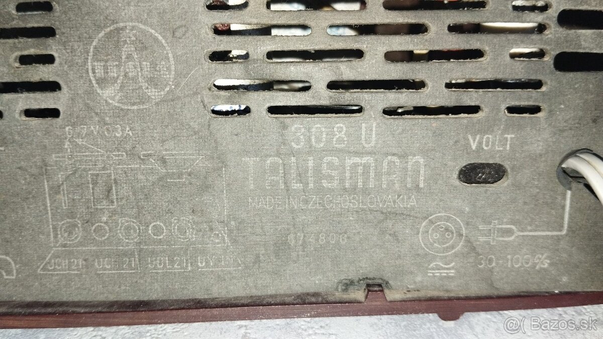 Bakelitové rádio Tesla TALISMAN - 8