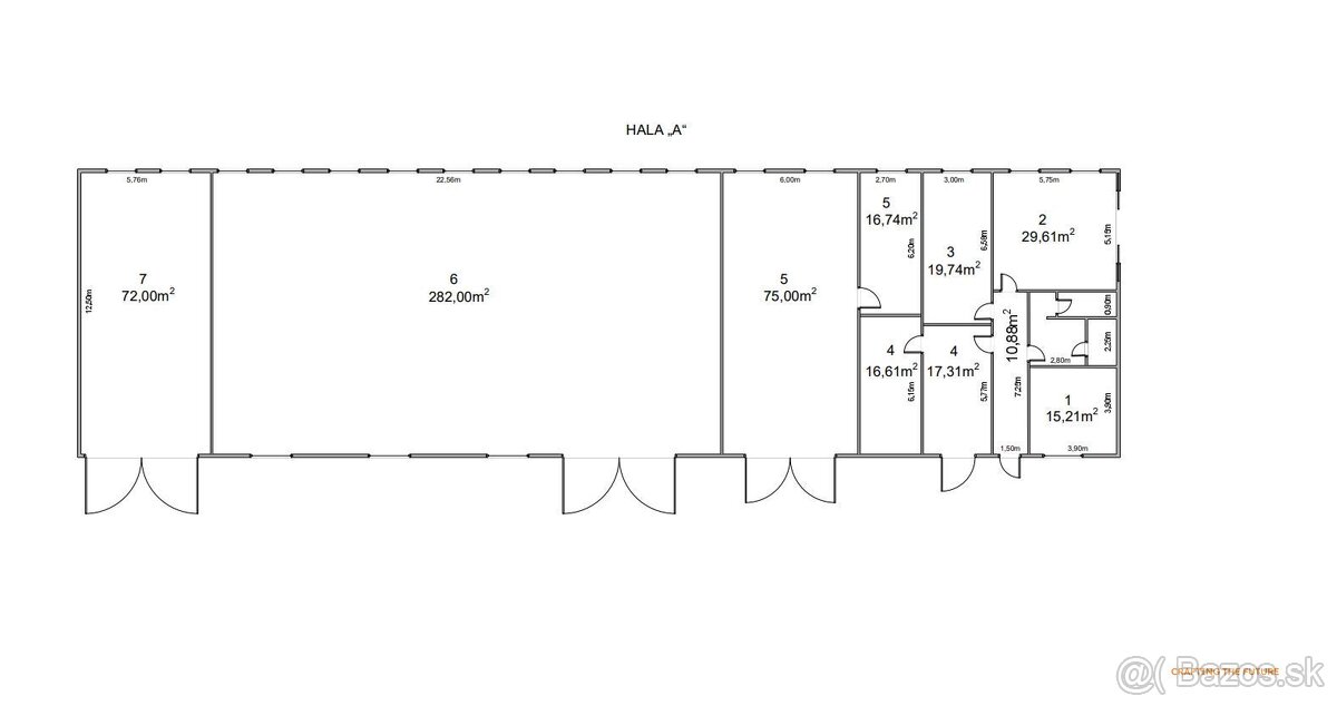 CREDA | predaj hala s lakovňou, Nitra - Priemyselná ul. - 8